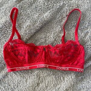 LOUNGE red lace bra